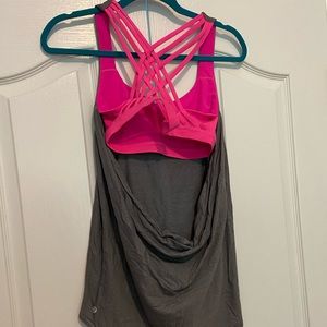 EUC lululemon Free to Be Wild Tank Raspberry 8